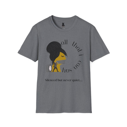 Silenced But Never Quiet T-Shirt | Petty Mi Collection | Speak Your Truth Empowerment Tee for Adults