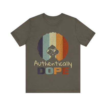 Authentically Dope T-Shirt – Afro Self-Love Graphic Tee