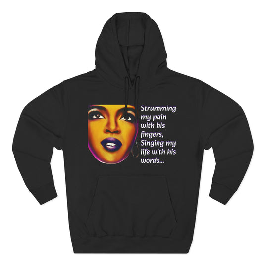 “Killing Me Softly” Lauryn Hill Tribute Hoodie | Melodic-Mi Collection | Soulful R&B Lyric-Inspired Graphic Hoodie for Adults