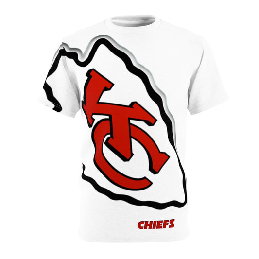 Kansas City Chiefs Bold Logo Tee Game Day Ready available in White or Black
