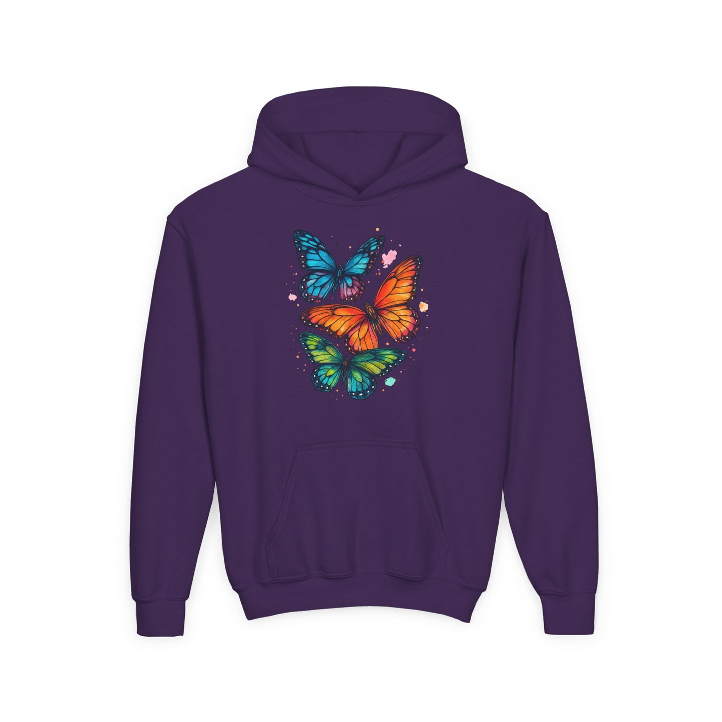 Every Wing Was Once a Dream” Butterfly Hoodie- Available in Pink, Purple, Royal (S-XL)