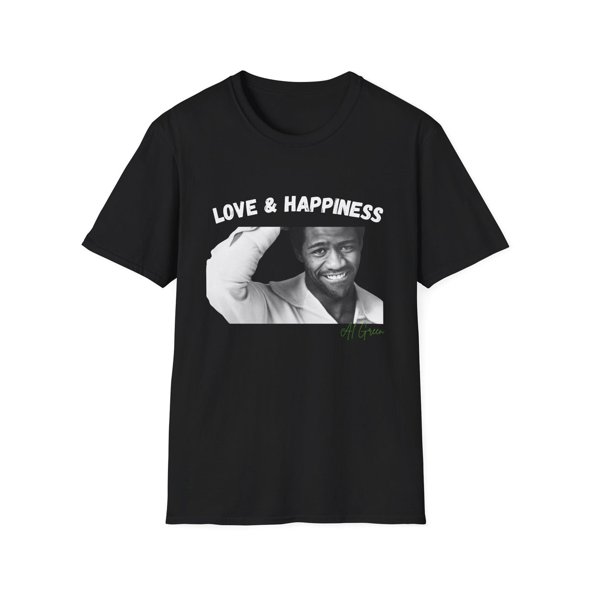 Al Green “Love & Happiness” T-Shirt | Melodic Mi Collection | Soul Legend Vintage Music Tee for Adults